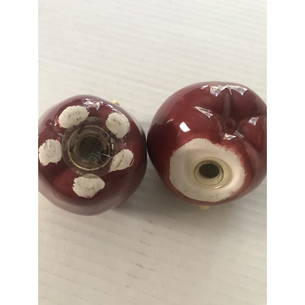 Apple Salt & Pepper Shakers Apple Shaped By Tender Heart Treasures